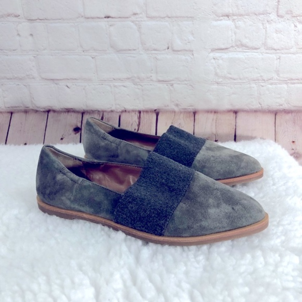Karlin gray suede‎ loafers